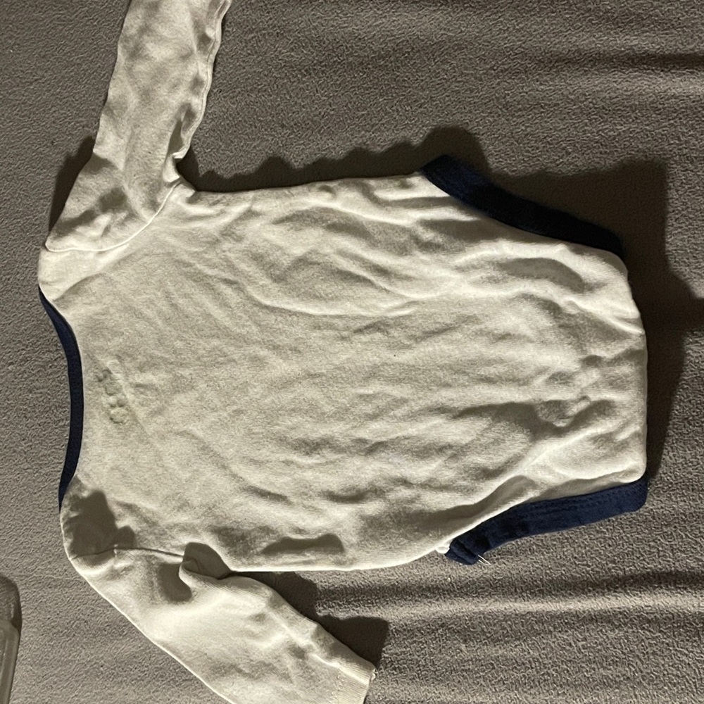 Circo White and Blue Kids Bodysuit